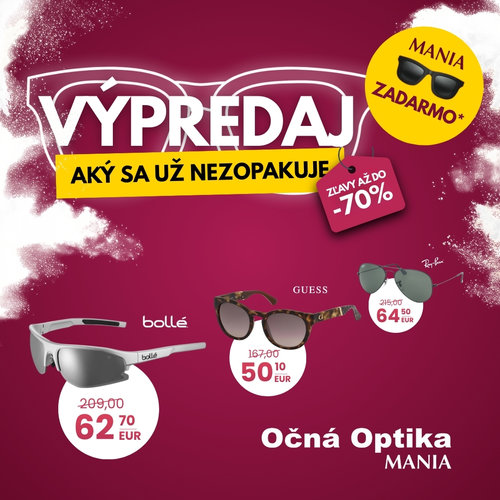 VÝPREDAJ, AKÝ SA UŽ NEZOPAKUJE! 