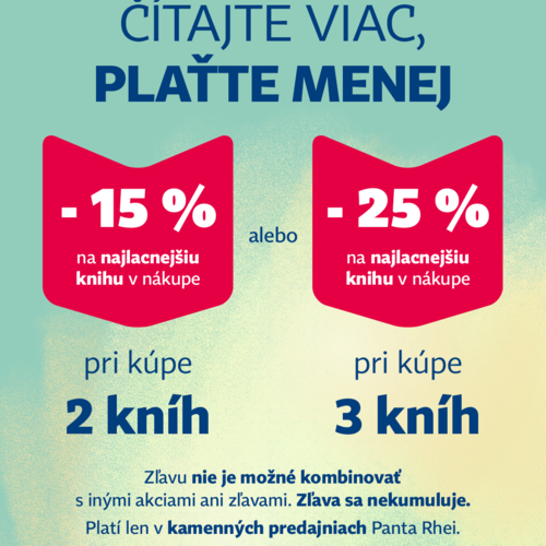 Panta Rhei oslavuje narodeniny a my, ako praví knihožrúti, oslavujeme čítaním!