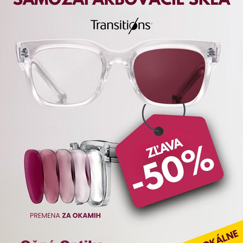 Dioptrické okuliare + slnečné v JEDNOM. A teraz za POLOVIČNÚ CENU!