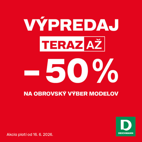 LETNÉ VÝPREDAJE V DEICHMANNE SÚ TU!